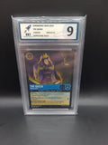 144/204 THE QUEEN FAIREST RKT GRADED 9 SUPER RARE DISNEY LORCANA CARD