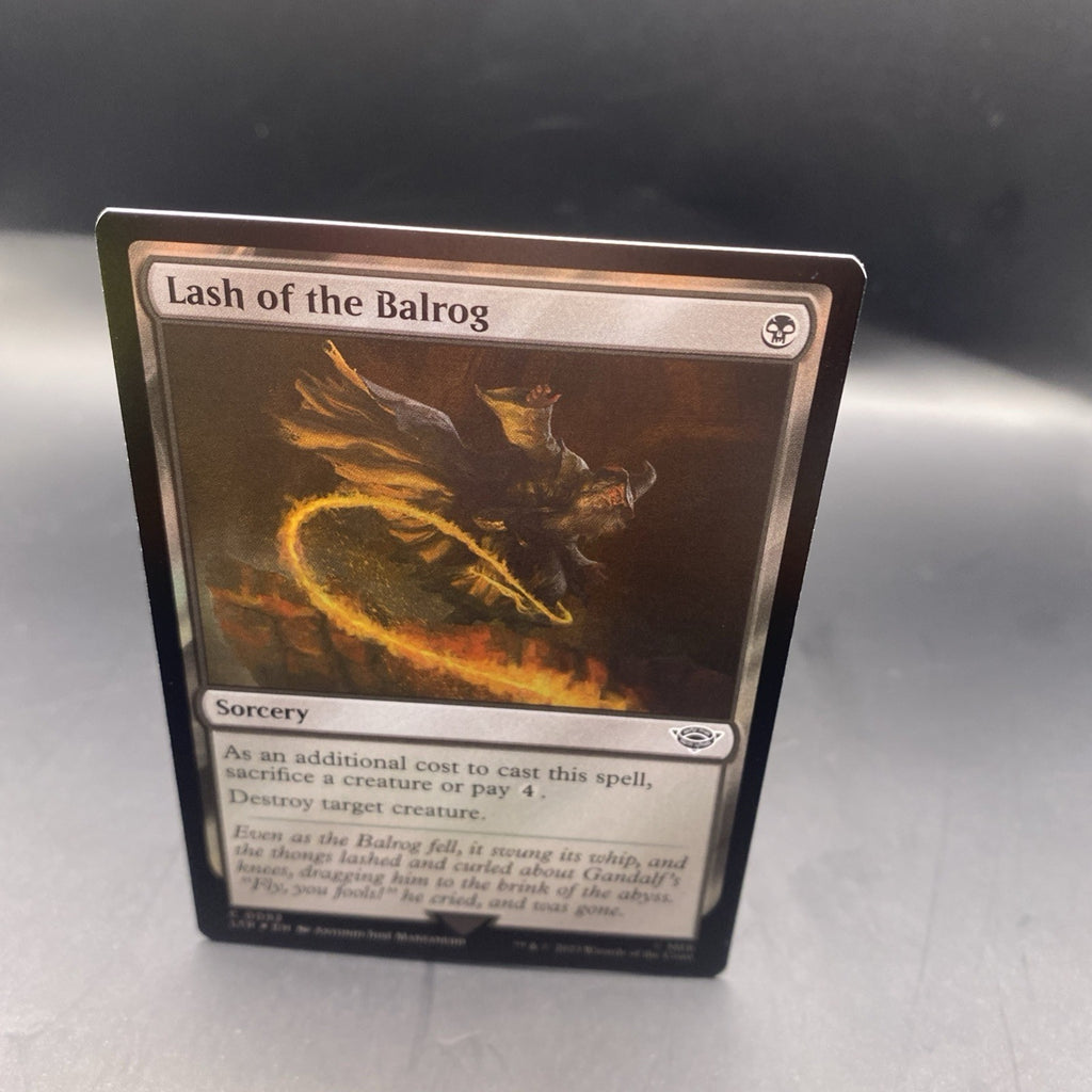 MTG Lash of the Balrog (Foil) [Tales of Middle-Earth, Near Mint]