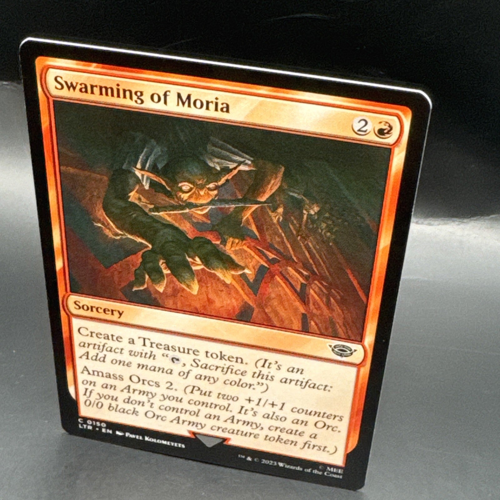 MTG Swarming of Moria (FOIL) C0150 Lord of the Rings+ 1 Regular Card