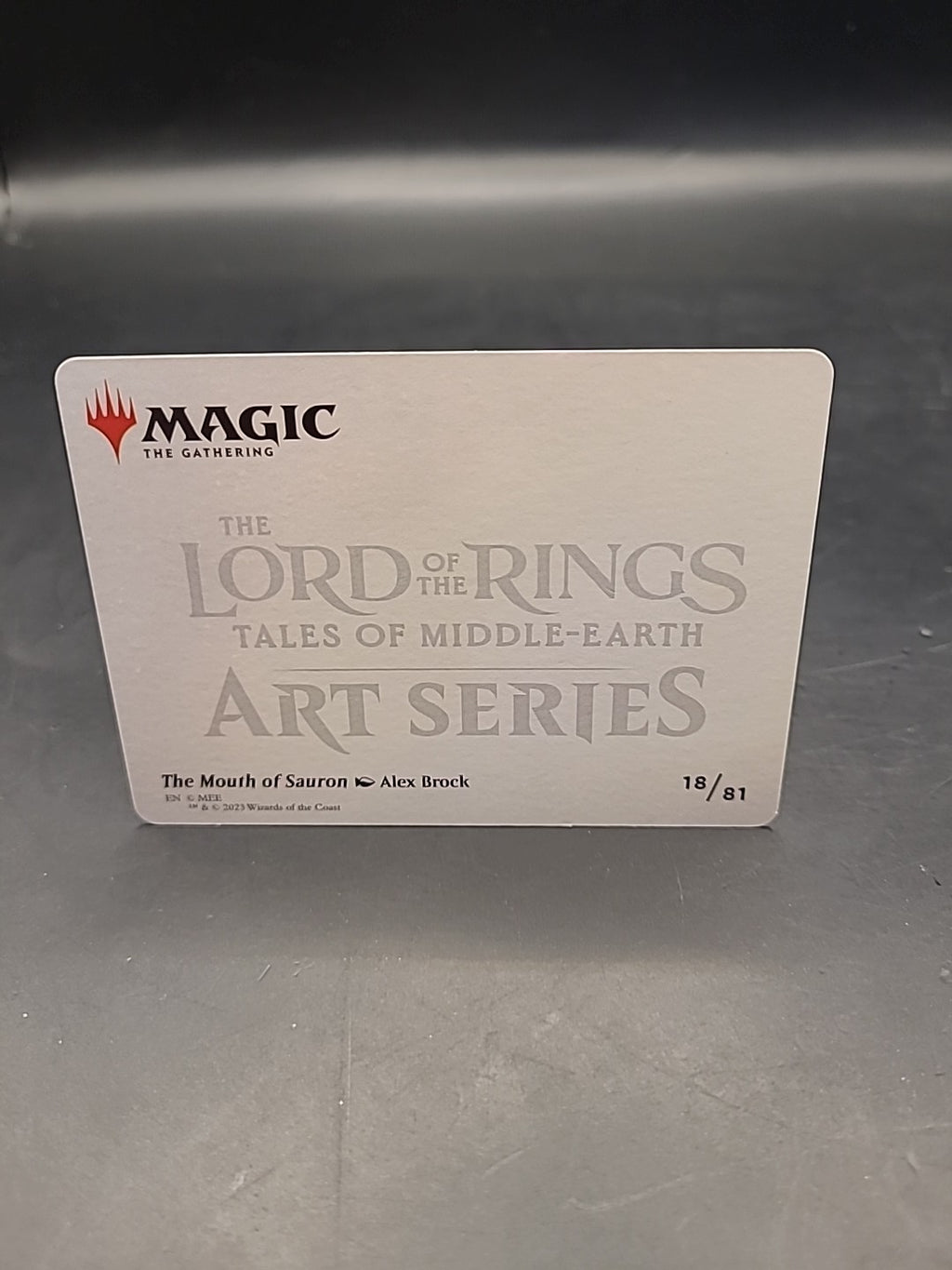 MTG Art Series (18/81) - The Mouth of Sauron - The Lord of the Rings
