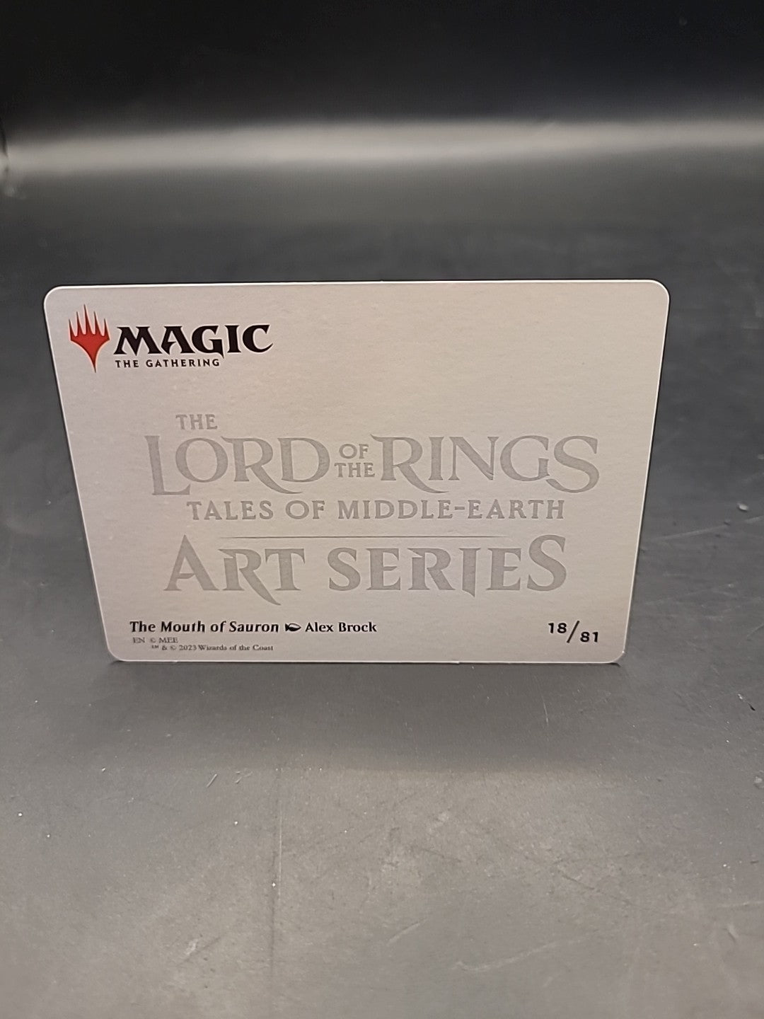 MTG Art Series (18/81) - The Mouth of Sauron - The Lord of the Rings