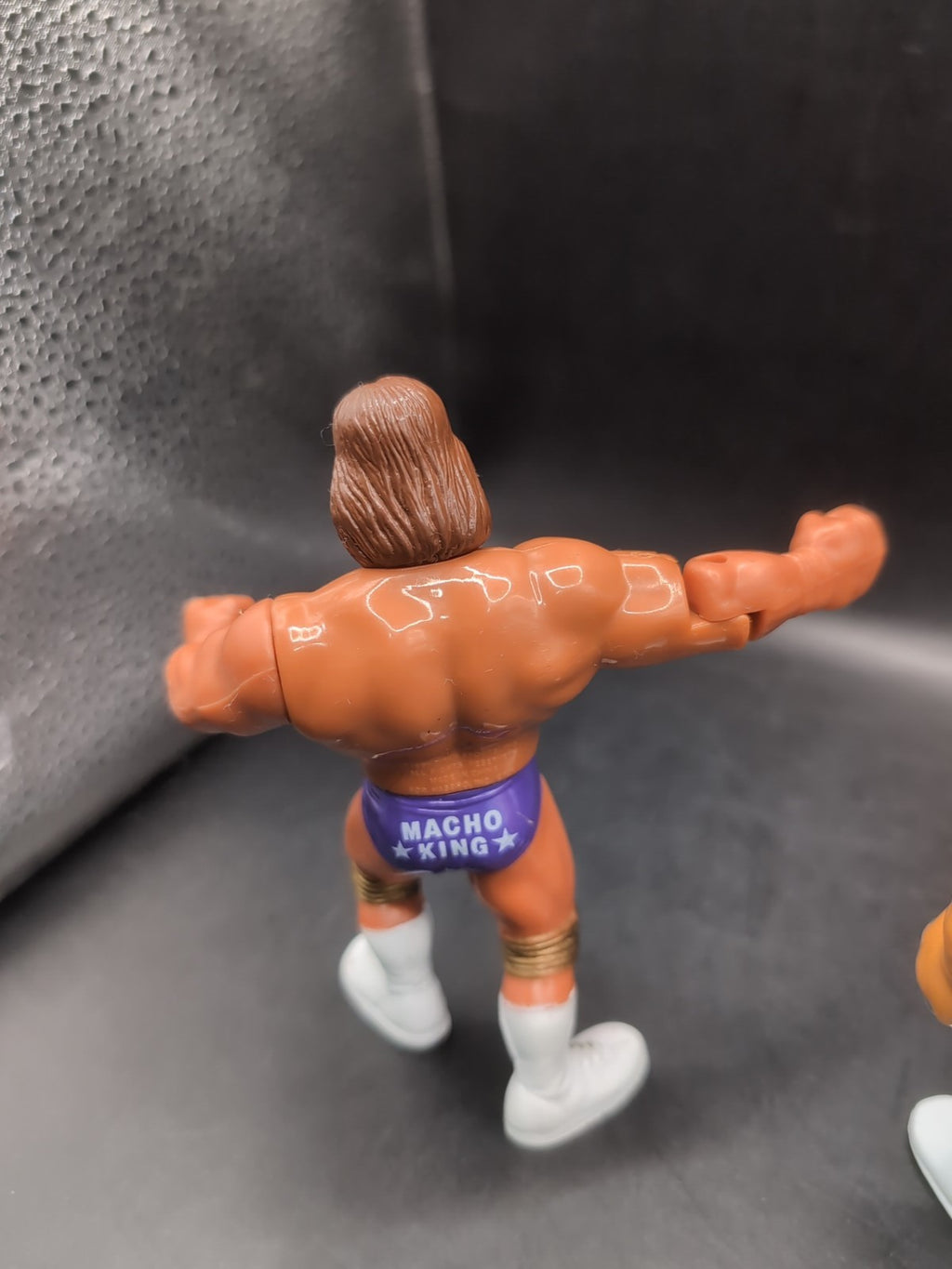 3 X WWF Hasbro Wrestling Figures Macho King, The Berserker & The Warlord