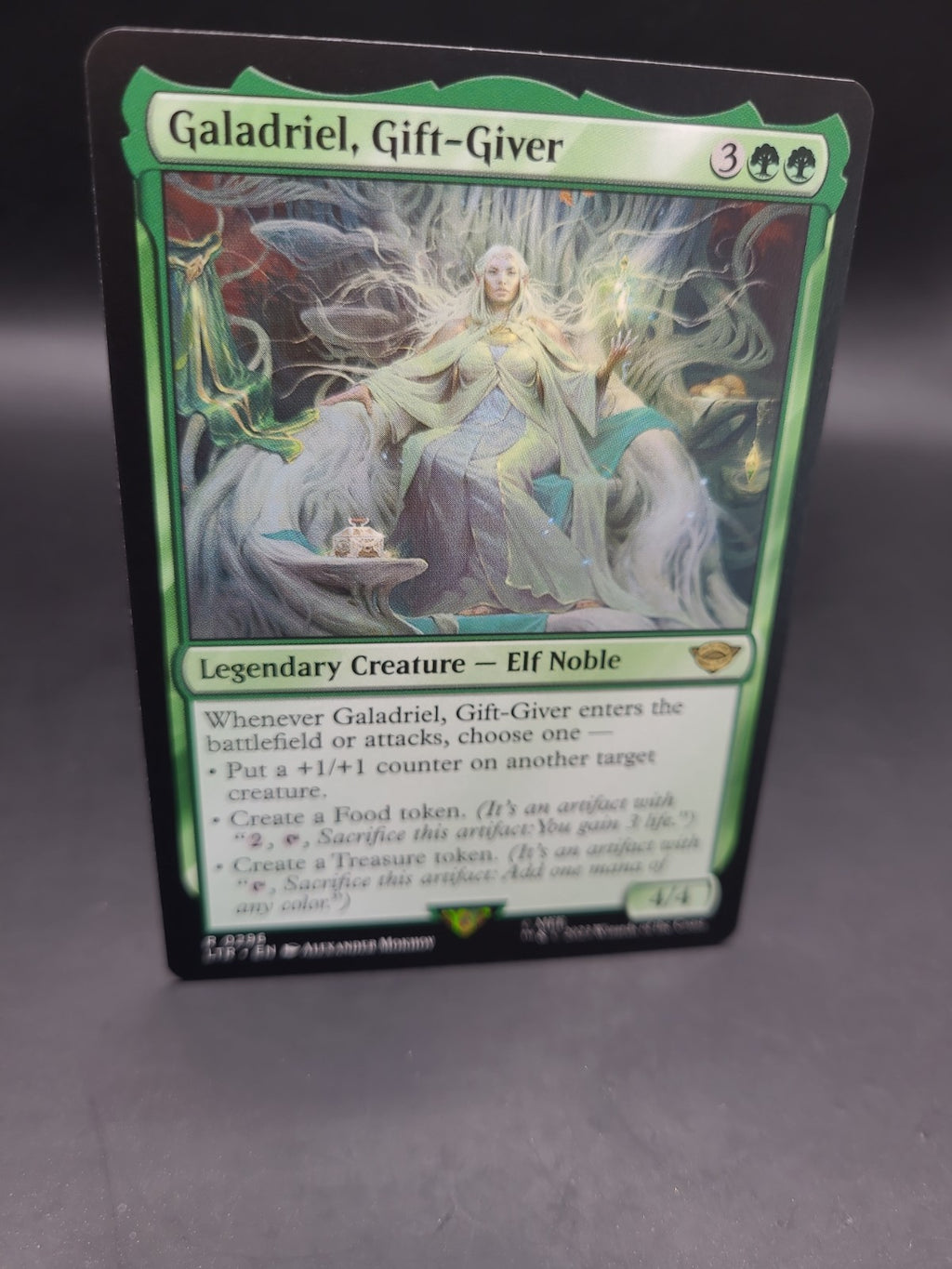 MTG Lord of the Rings Galadriel Gift-Giver Rare Card [NM] [R] #0296