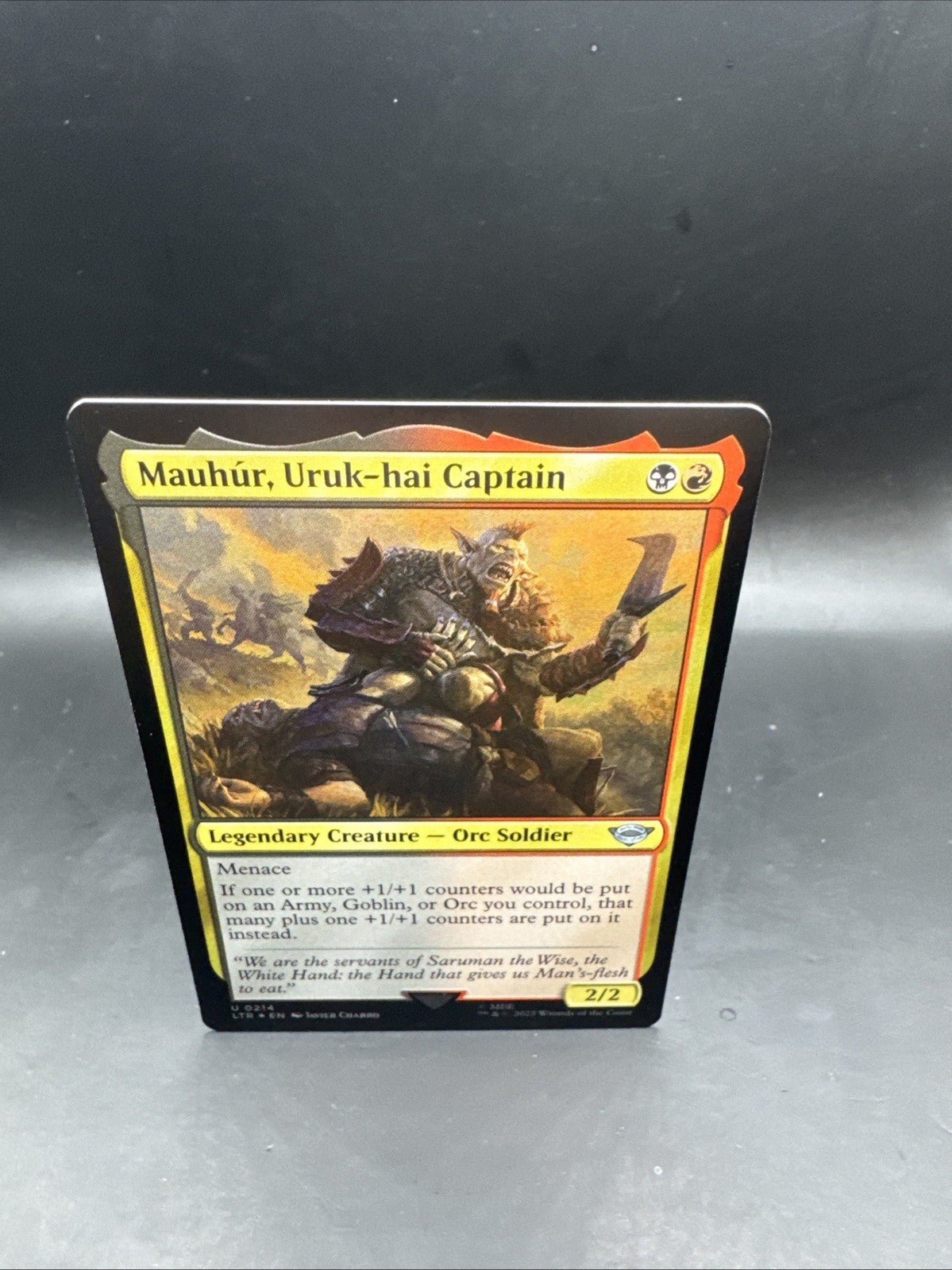 MTG Mauhur, Uruk-Hai Captain FOIL U0214