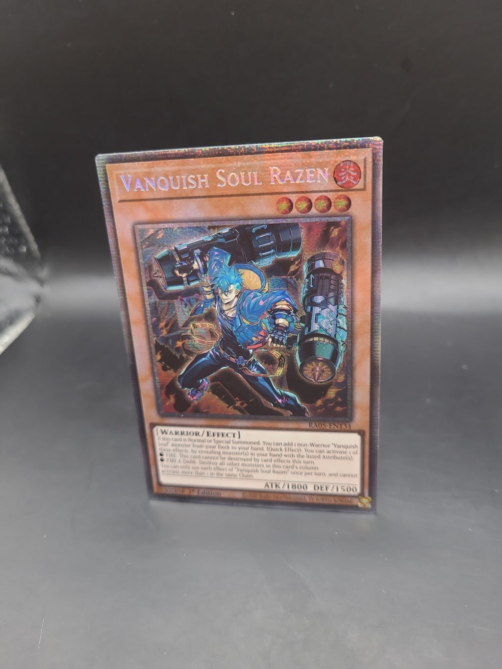 Yugioh TCG Vanquish Soul Razen Regular Art Starlight Rare RA05-EN134