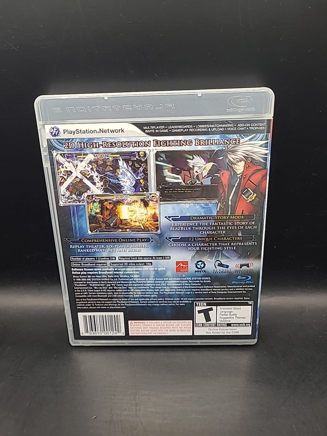 Blazblue Calamity Trigger PS3 Game - NTSC Region 1