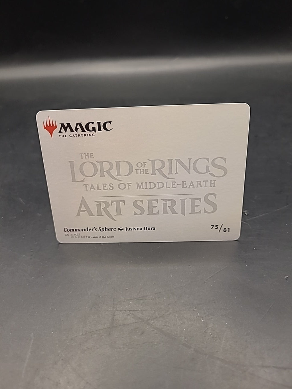 MTG Commander's Sphere Art Series Lord of the Rings Magic Card #75/81