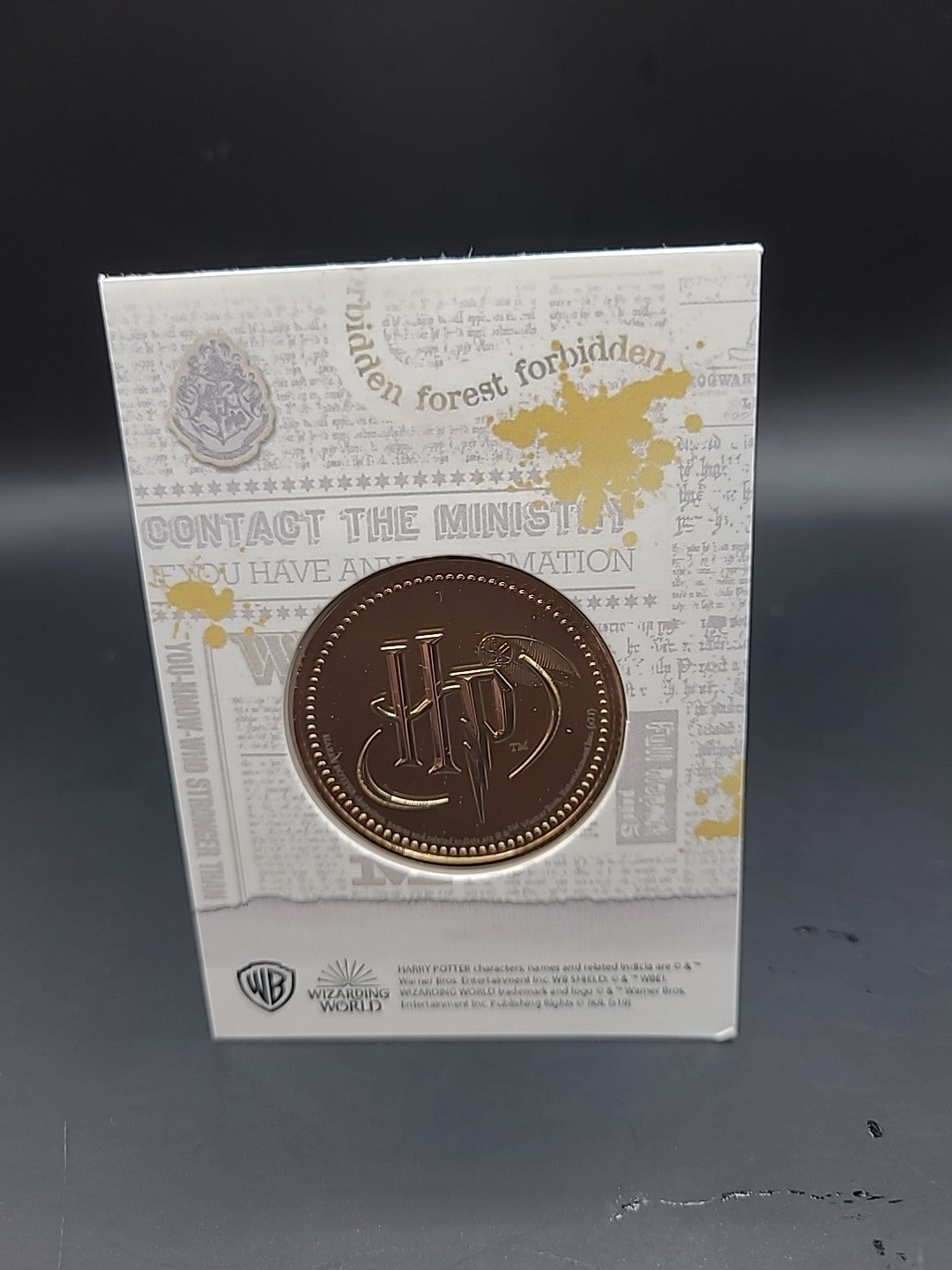 Harry Potter Official Medal Collection BLUE FLUFFY Collector Medal