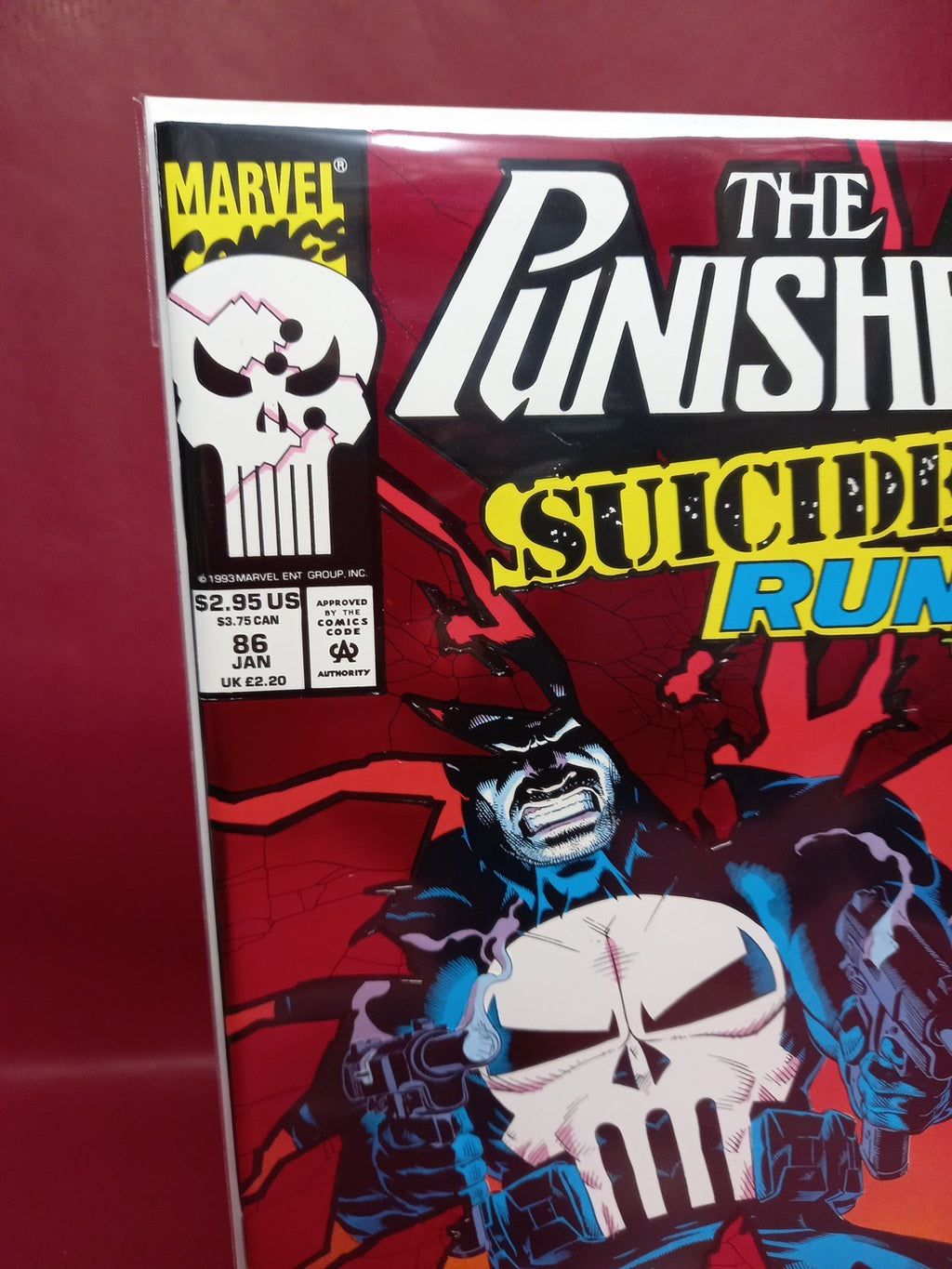 The Punisher Suicide Run #86 Jan 1994 Direct Edition Marvel Comics 