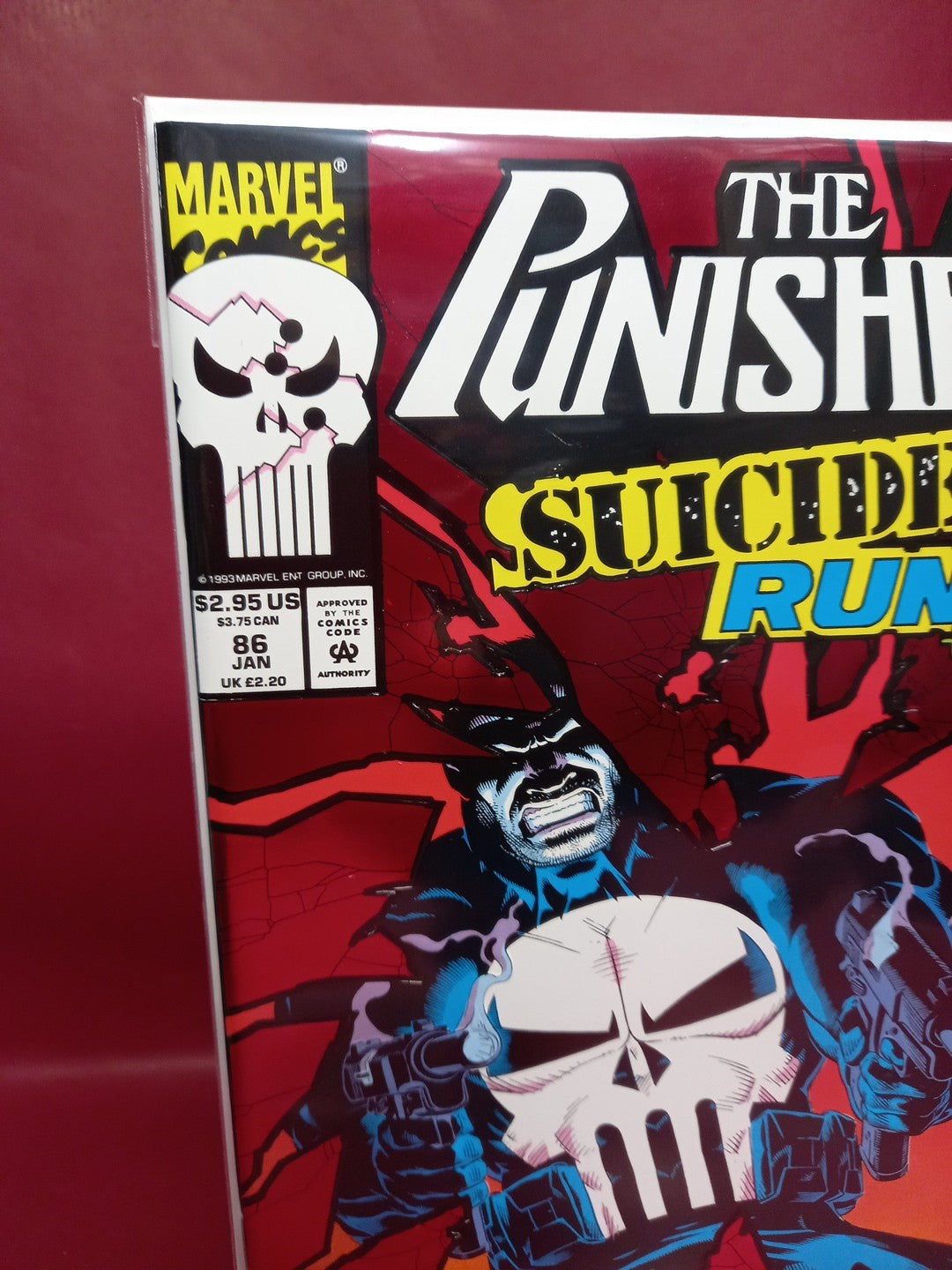 The Punisher Suicide Run #86 Jan 1994 Direct Edition Marvel Comics 