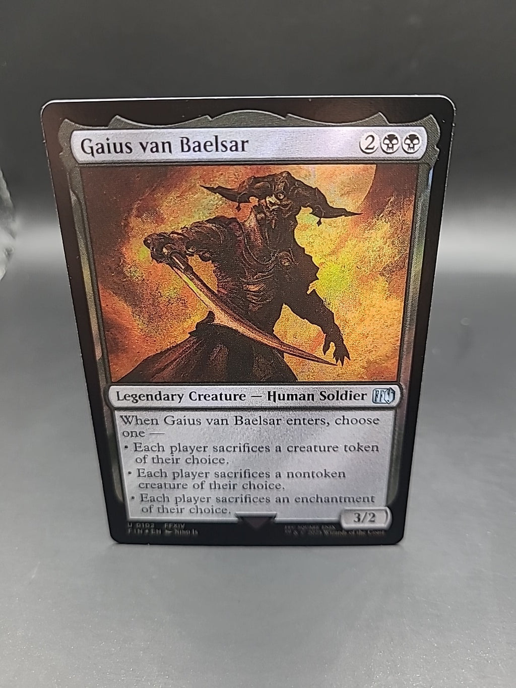MTG - Gaius Van Baelsar - FIN 0102 Final Fantasy - Uncommon - Foil
