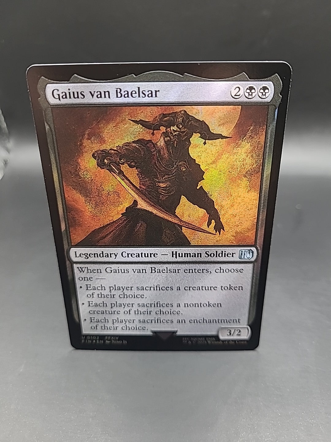 MTG - Gaius Van Baelsar - FIN 0102 Final Fantasy - Uncommon - Foil