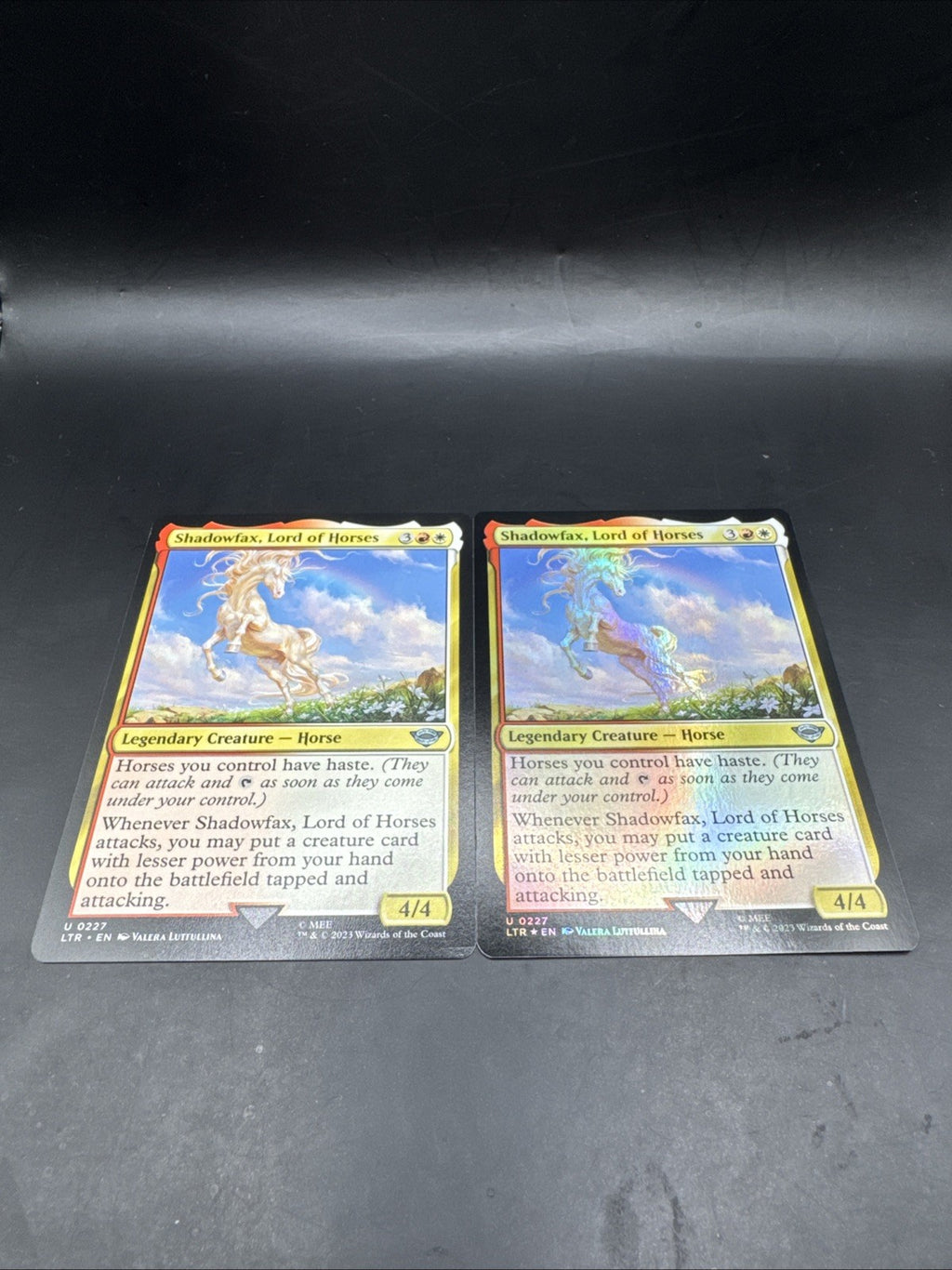 Shadowfax, Lord of Horses U0227 (Foil) + Regular Card