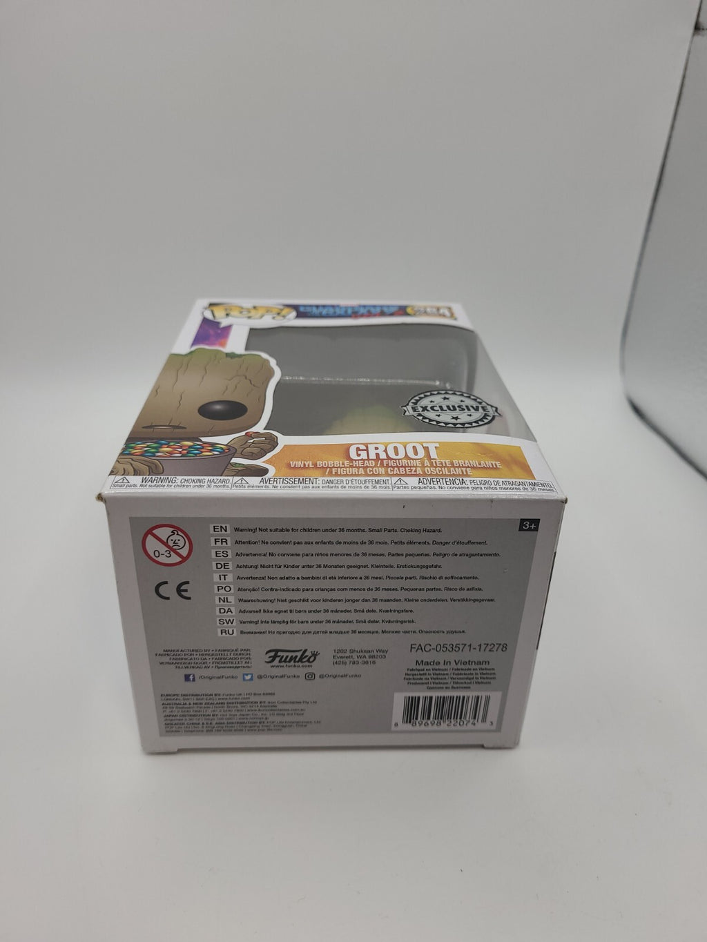 Groot (with Candy Bowl) Funko Pop Vinyl Exclusive Figure #264