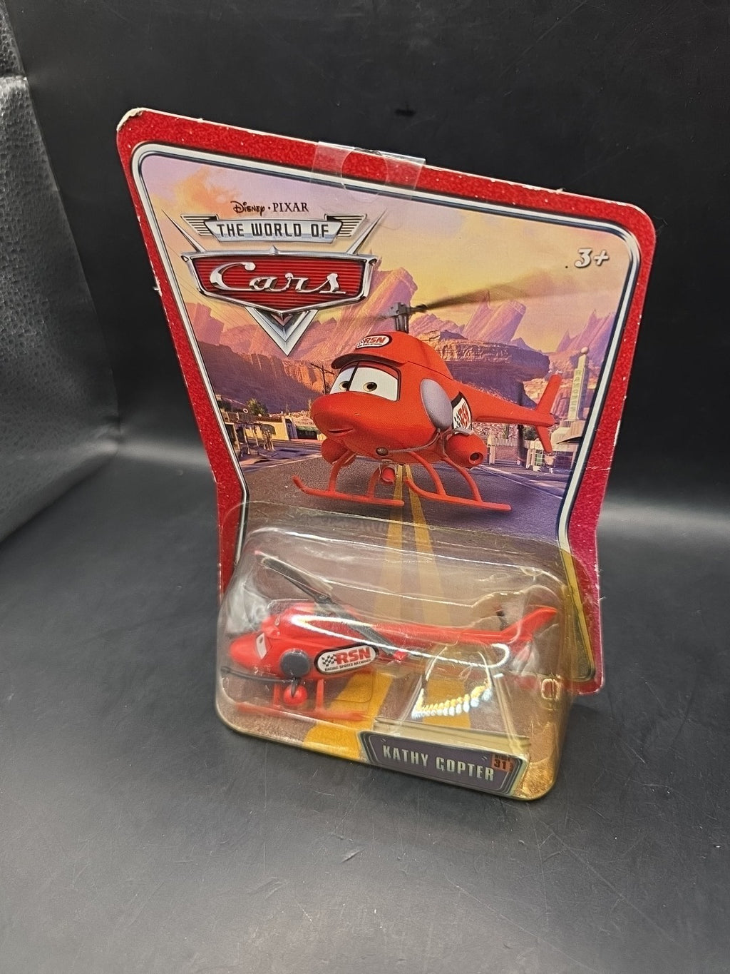 Genuine Disney Pixar Cars Kathy Copter #31 World of Cars Helicopter BRAND NEW