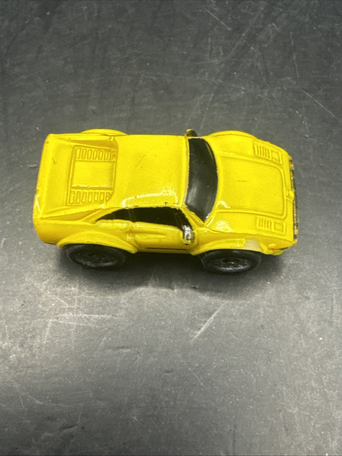 Micro Machines Toy Ferrari 308 Yellow Car Galoob 1986 Original