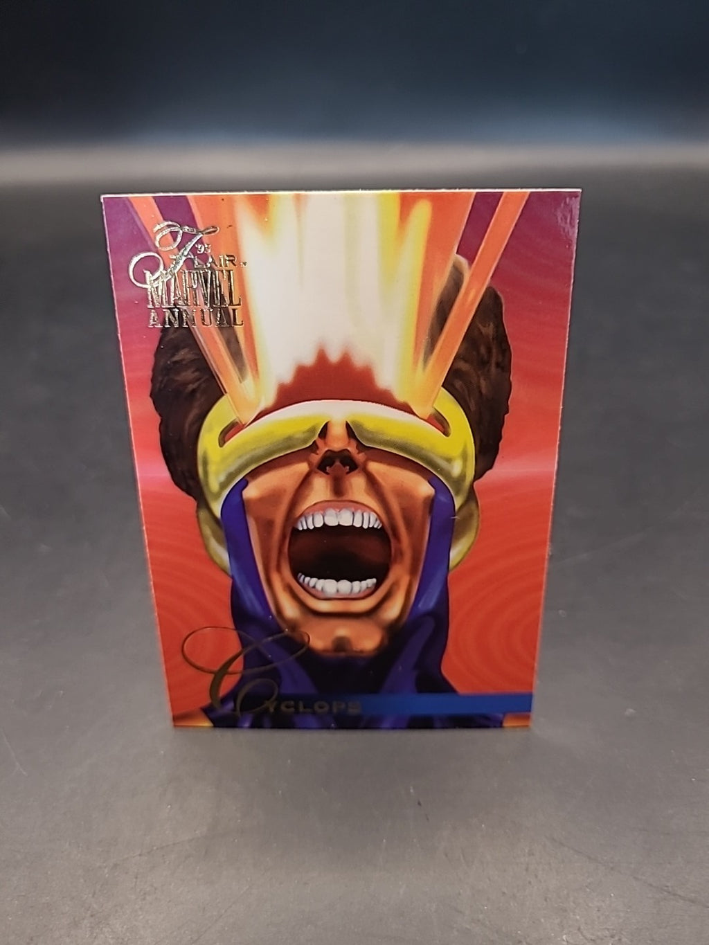 Cyclops 1995 Flair Marvel Annual Card #9 (NM)