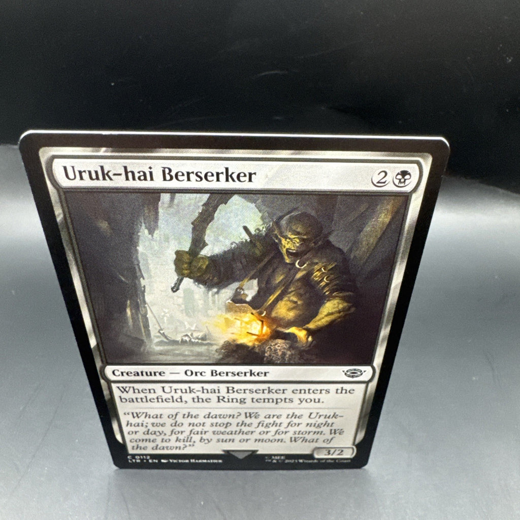 [MTG] Uruk-hai Berserker Foil C0112 + 1 Regular Card