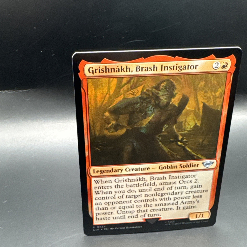 MTG Grishnakh, Brash Instigator - Foil C0135 + 1 Regular Card