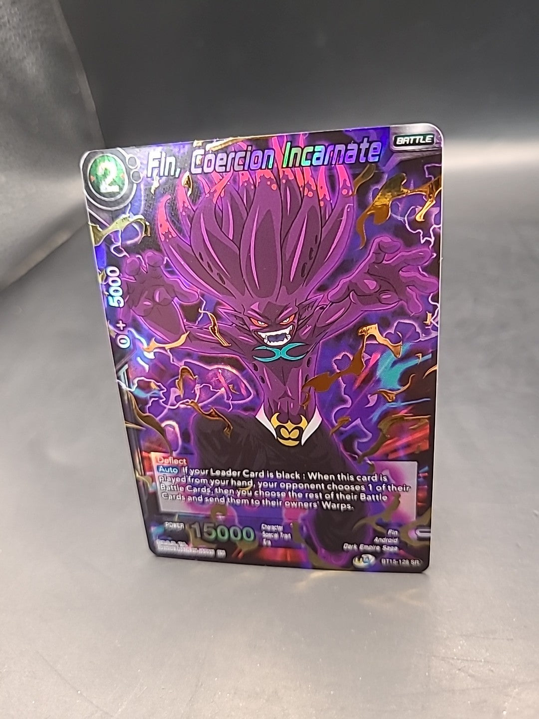 Fin, Coercion Incarnate BT15-128 SR - Dragon Ball Super Card Game