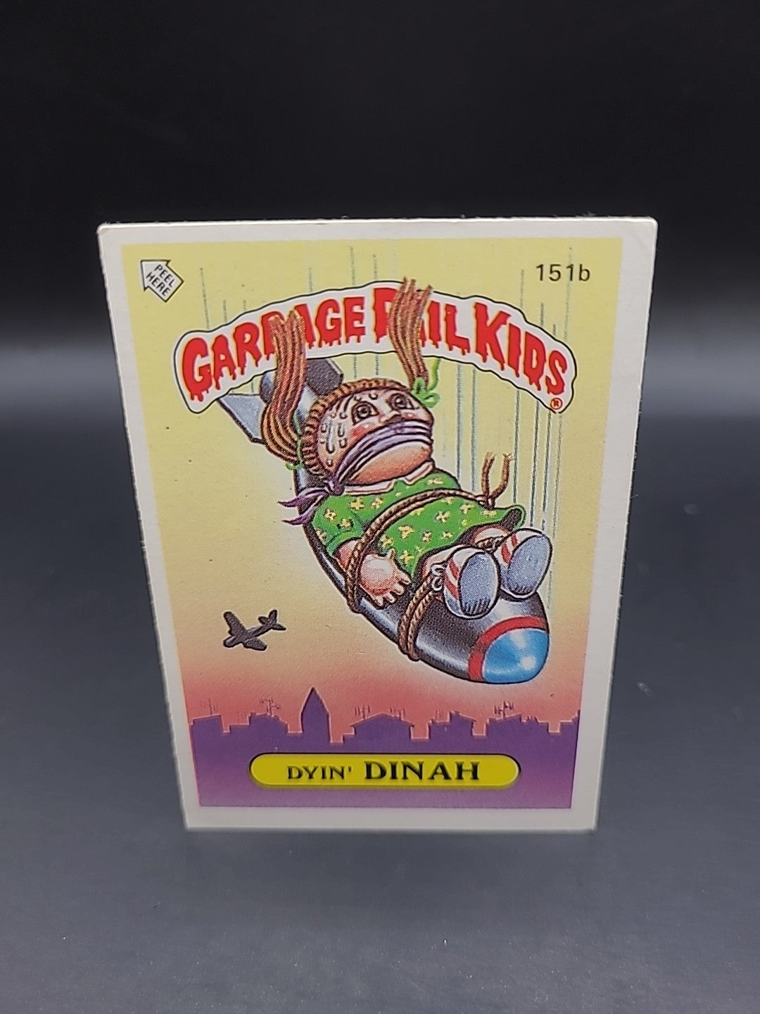 GARBAGE PAIL KIDS - DYIN' DINAH -  151b - 1986 4th Series