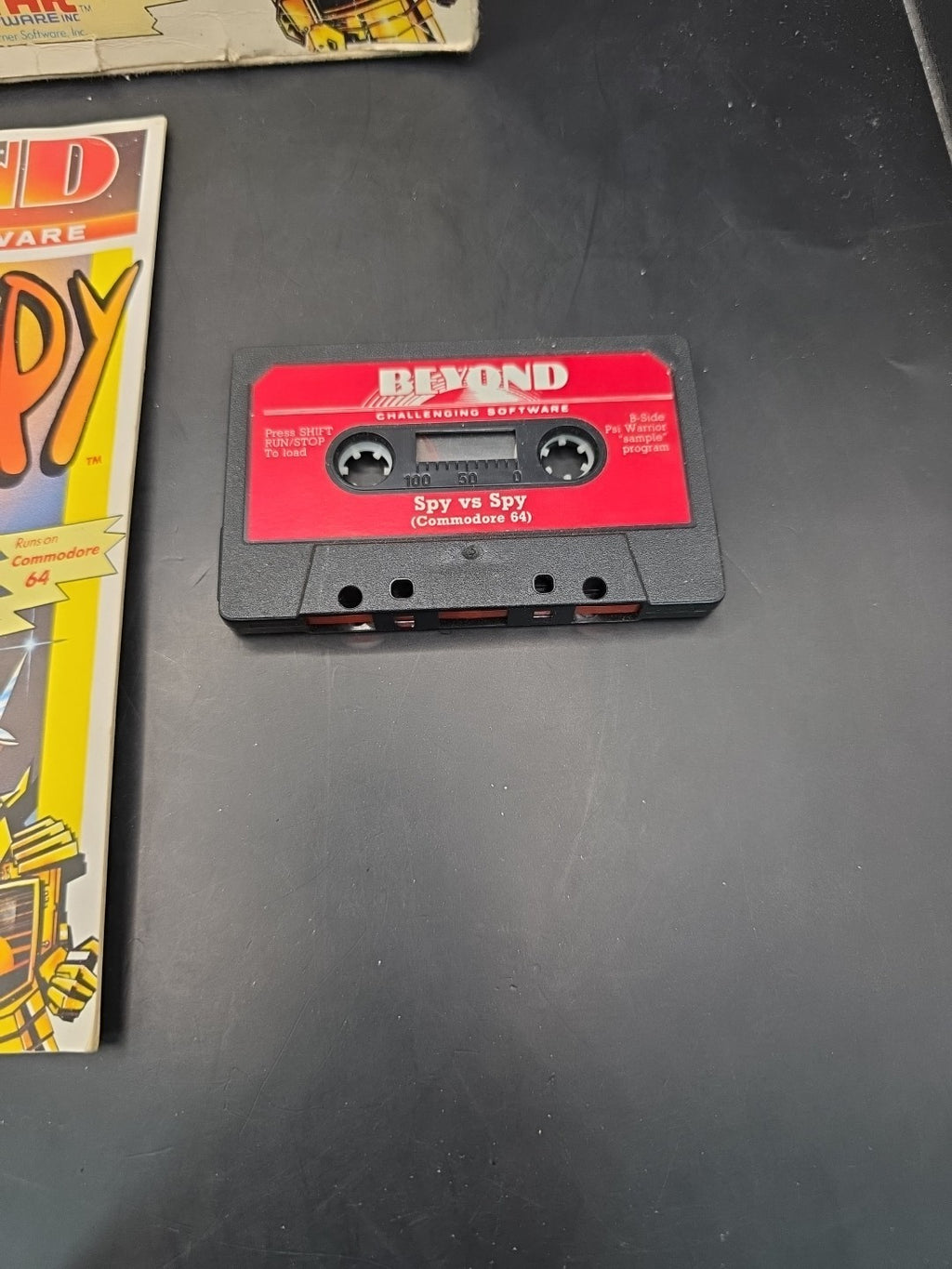 Spy vs Spy – Commodore 64 – Cassette Tape – Classic 80s Stealth/Strategy Game!