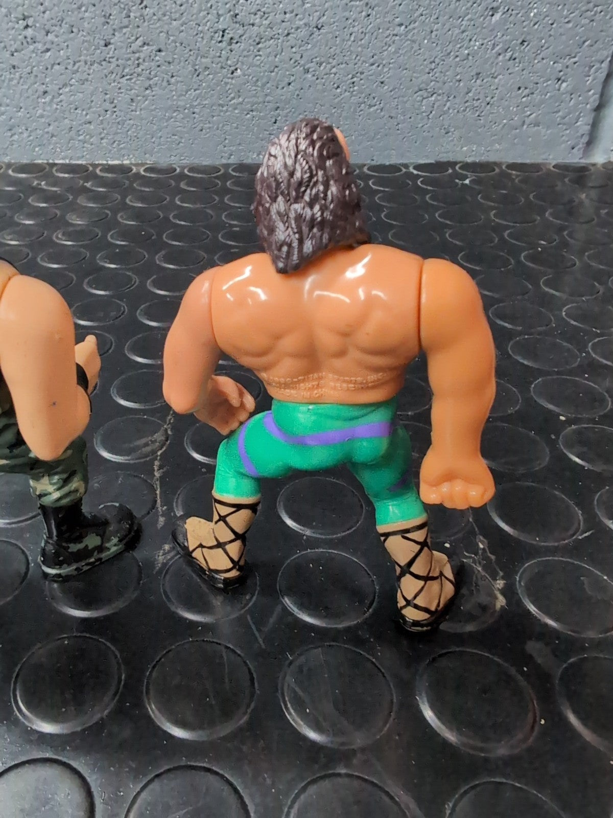 WWF Hasbro Wrestling Figures Jake Roberts, Sgt Slaughter & Hacksaw Jim Duggen