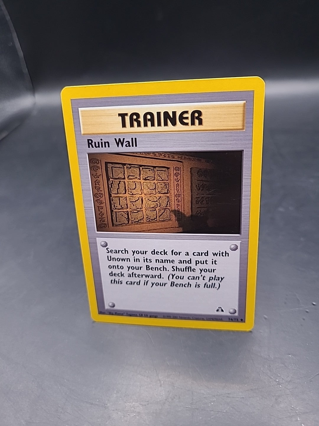 Ruin Wall 74/75 - Neo Discovery - Uncommon - Pokemon Card TCG Near Mint