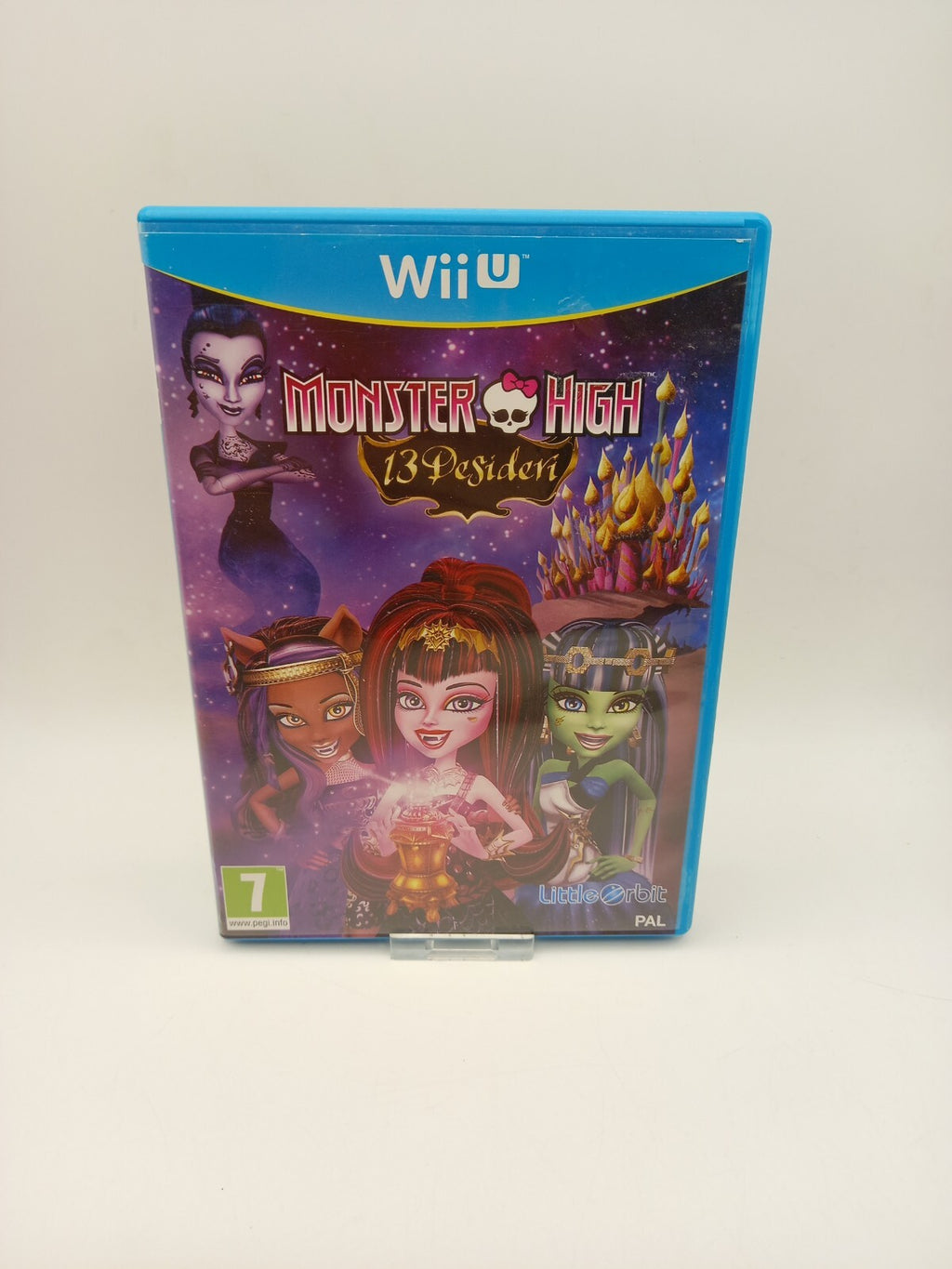 Monster High 13 Wishes Nintendo Wii U Game - Spanish Art Cover