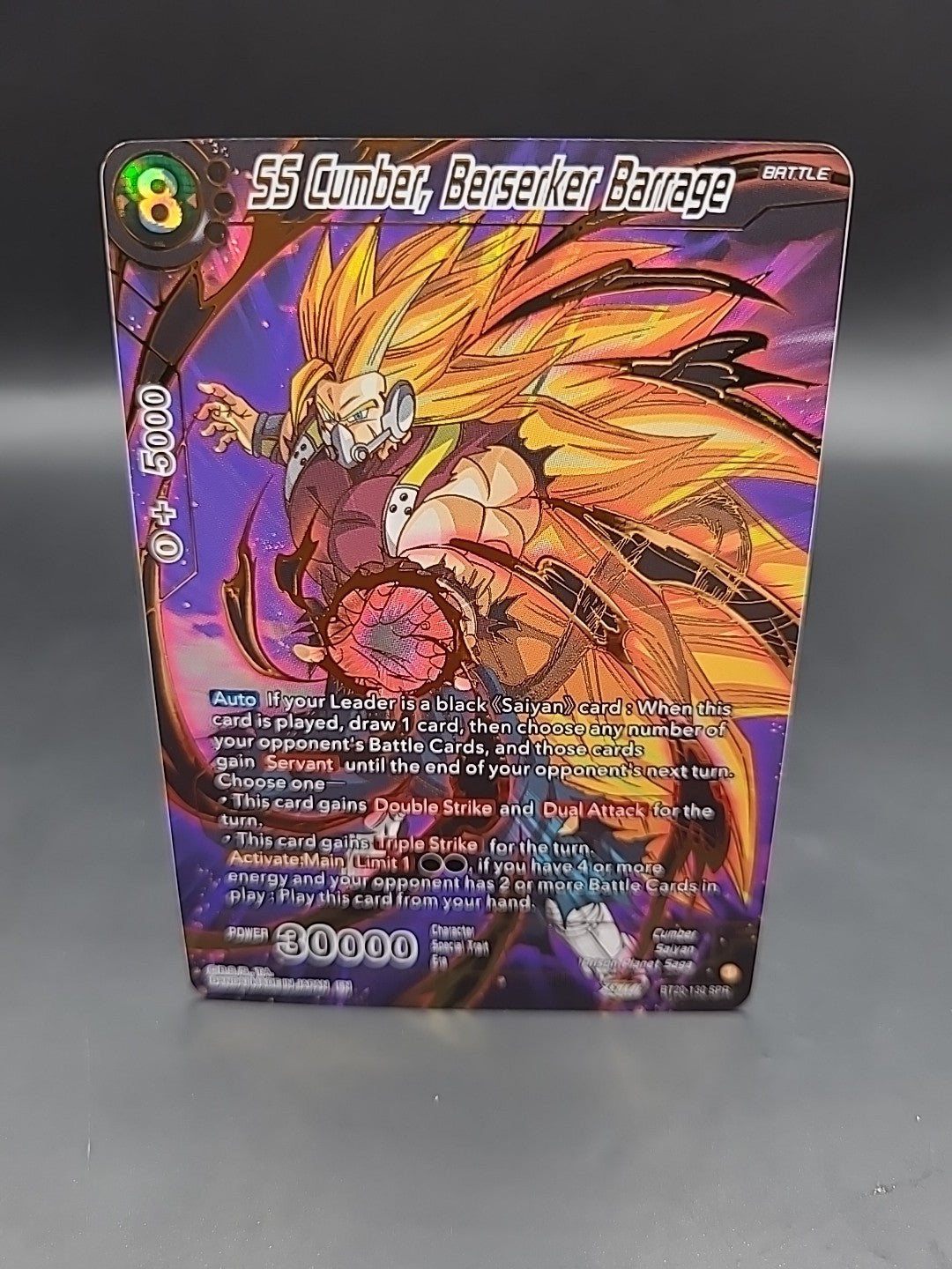 Dragon Ball Super Card Game SS Cumber Berserker Barrage SPR Foil BT20-130 *NM*
