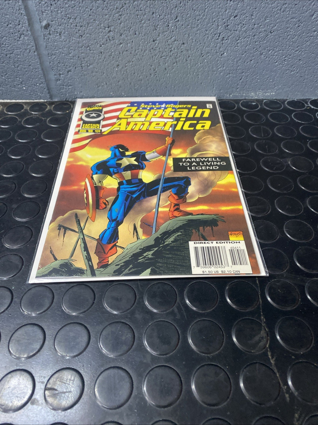 Marvel Comics Captain America #454 Aug. 1996  Final Issue! Sharon Carter