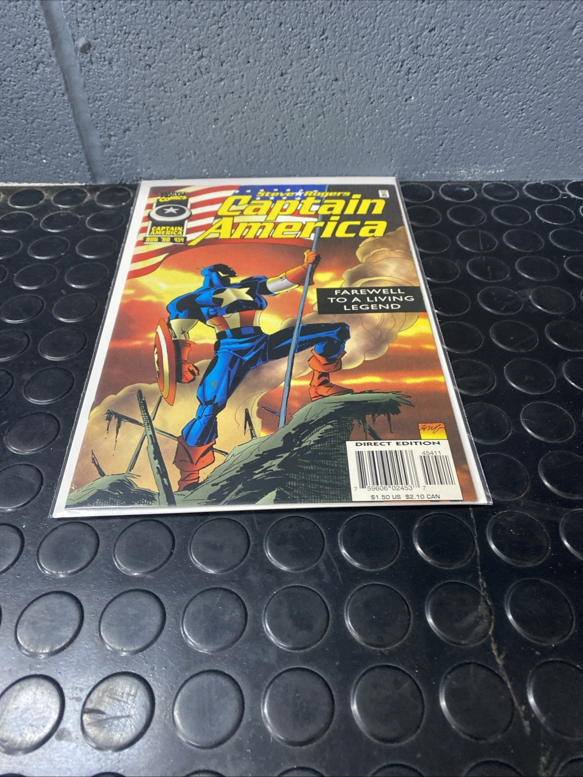 Marvel Comics Captain America #454 Aug. 1996  Final Issue! Sharon Carter