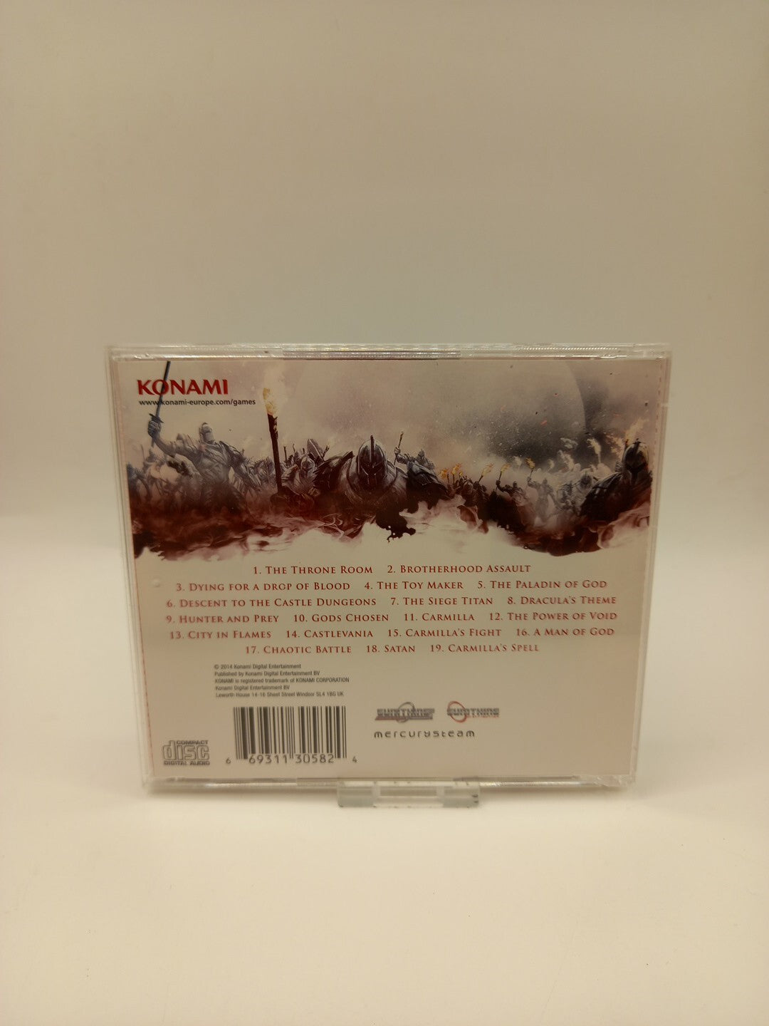 Castlevania 2: Lords Of Shadow Original Game Soundtrack CD