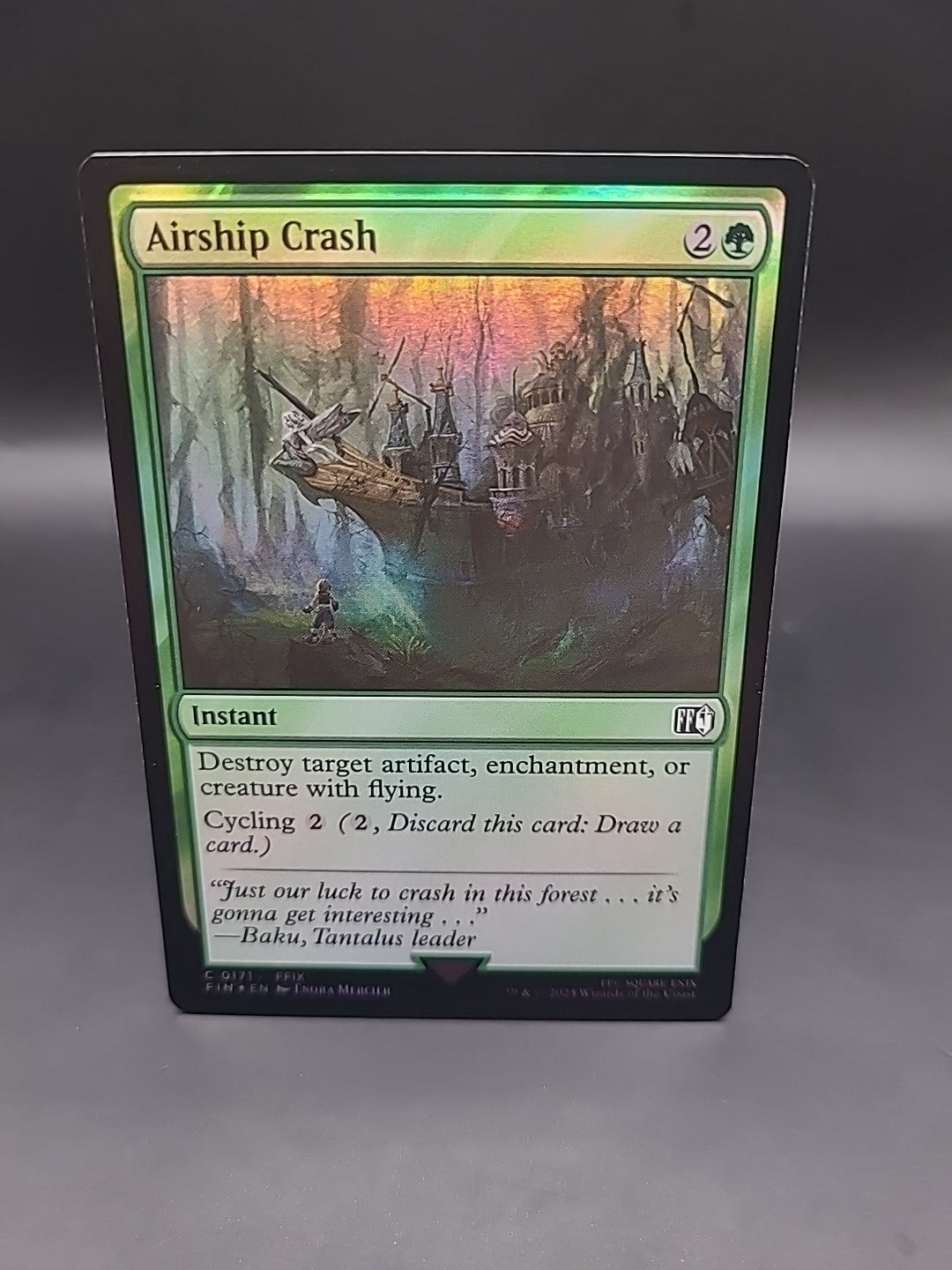 Airship Crash Final Fantasy Foil 171 NM MTG