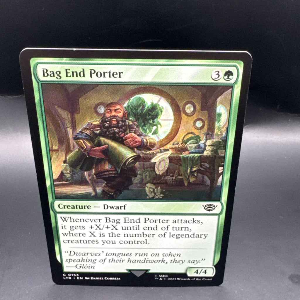 [MTG] Bag End Porter (Foil) C0153)LTR + 1 Regular Card