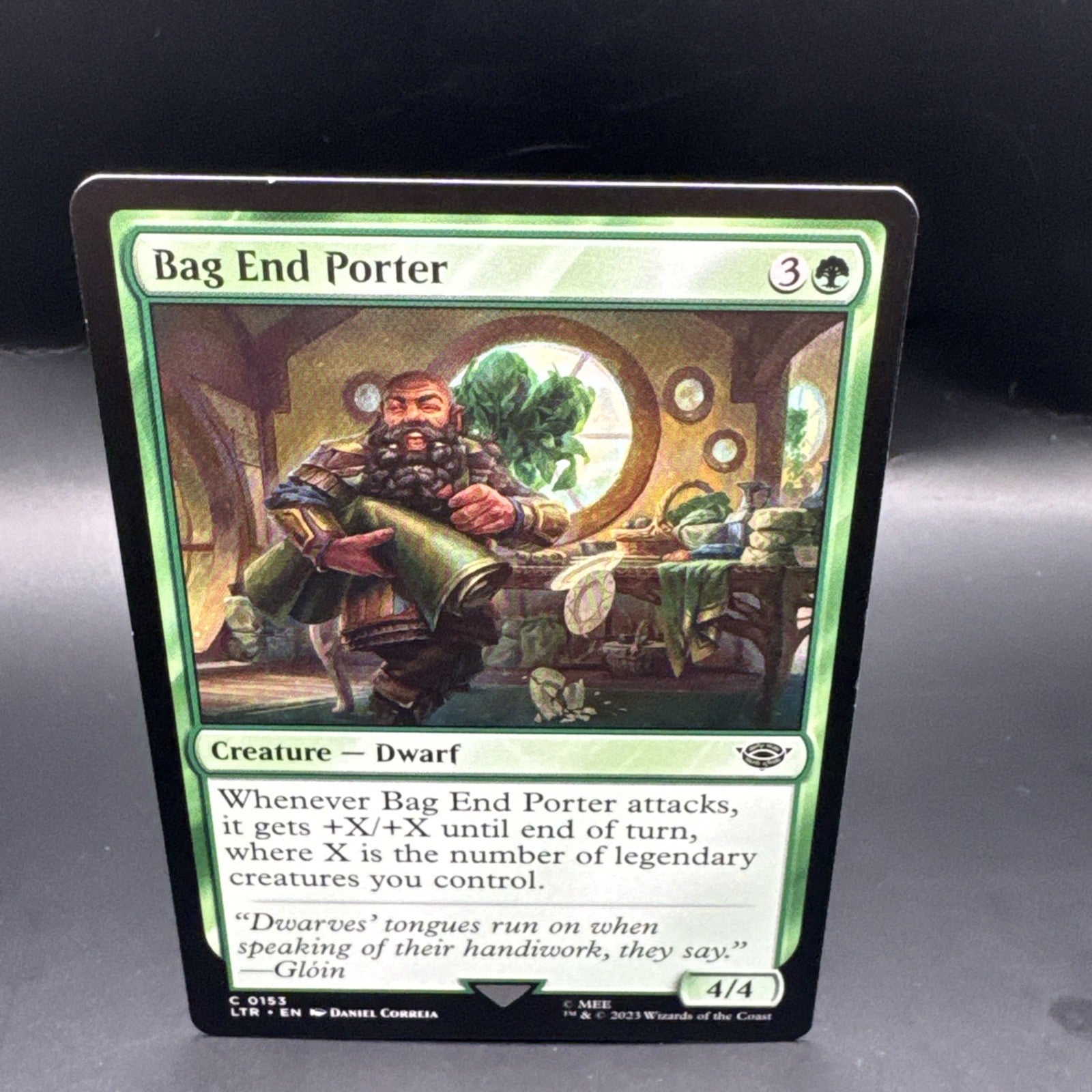 [MTG] Bag End Porter (Foil) C0153)LTR + 1 Regular Card
