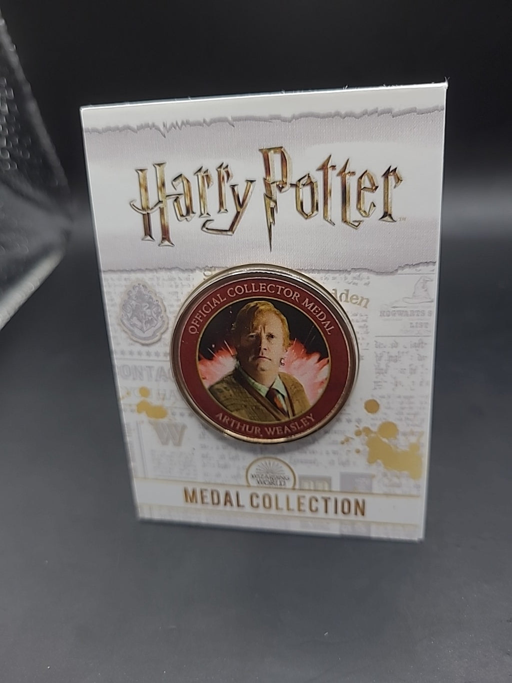 HARRY POTTER COIN MEDAL ARTHUR WEASLEY MARK WILLIAMS ROWLING
