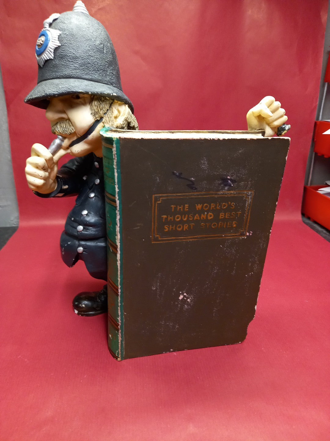 Police and Thief Bookends by Peter Mook -  READ DESCRIPTION 