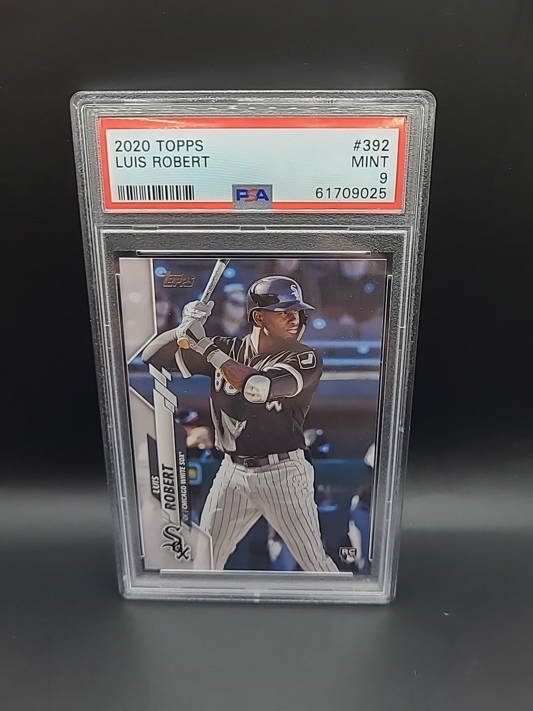 2020 TOPPS LUIS ROBERT RC ROOKIE CARD #392 WHITE SOX PSA 9 MINT