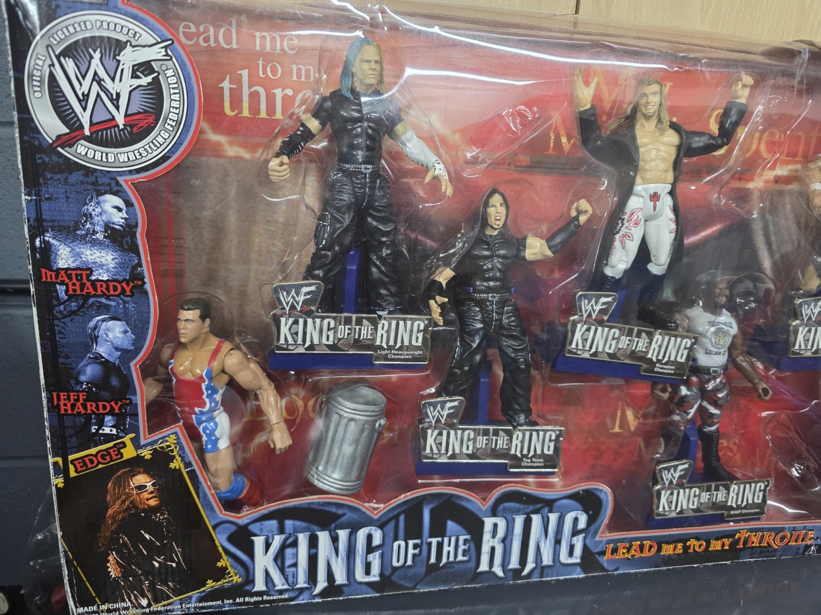 WWE/WWF KING OF THE RING JAKKS 6 Figure Set - Please Read Description
