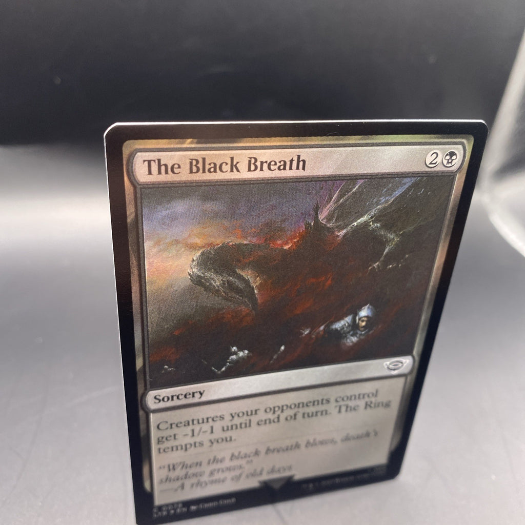 MTG The Black Breath (Foil) [Tales of Middle-Earth, + Regular Card