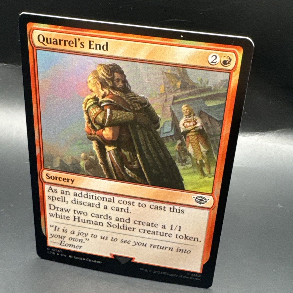 Quarrel's End Foil - LTR - Mtg Card C0141 + 1 Regular Card