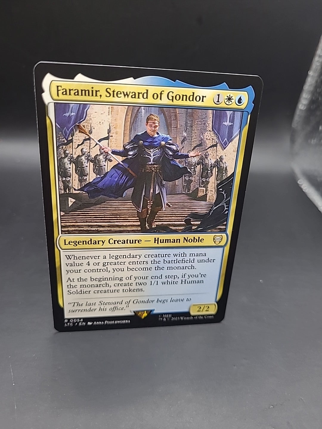 SILVER SCROLL Faramir, Steward of Gondor - LotR - NM - Magic: The Gathering
