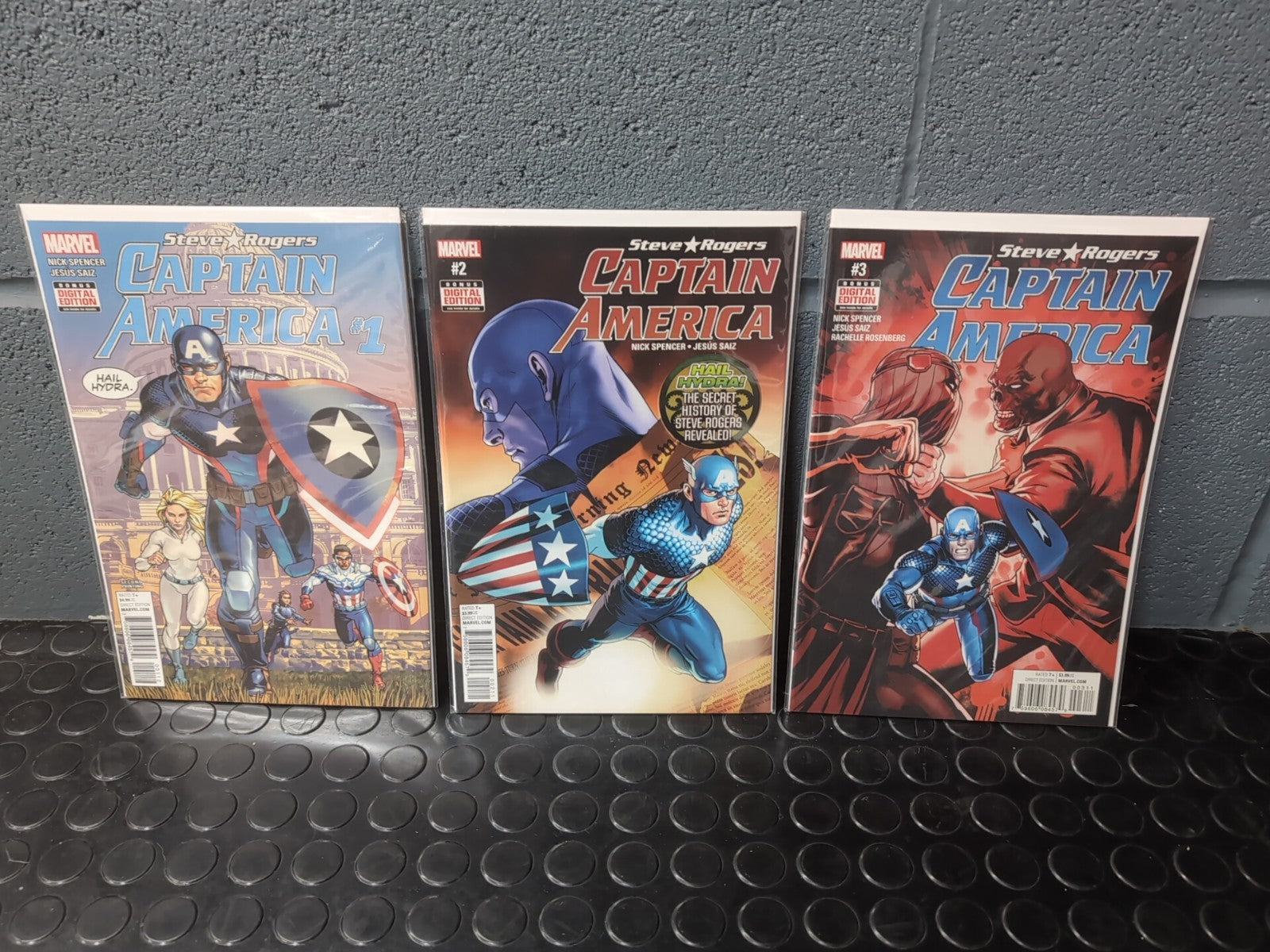 Captain America: Steve Rogers #1-3 (3 issues) VF 1st Print Marvel Comics 2016
