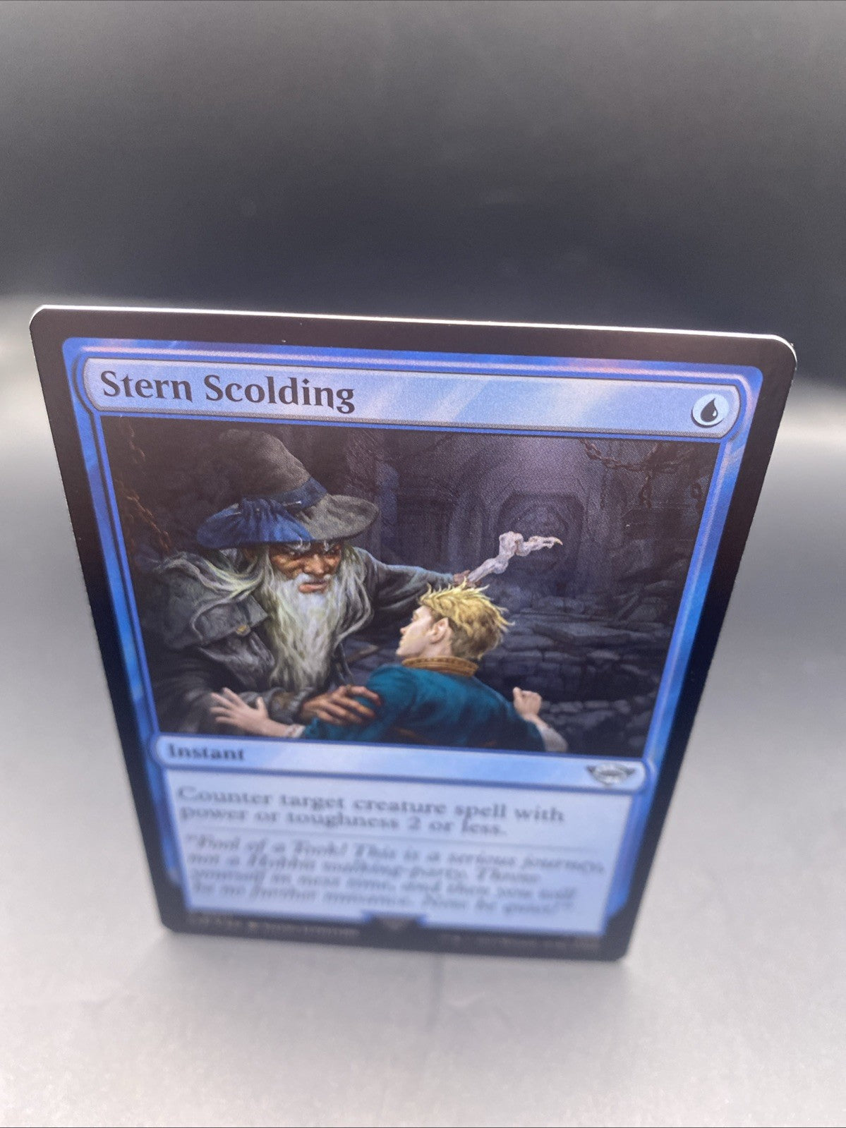 Stern Scolding Foil + 1 Regular Card, The Lord of the Rings MTG
