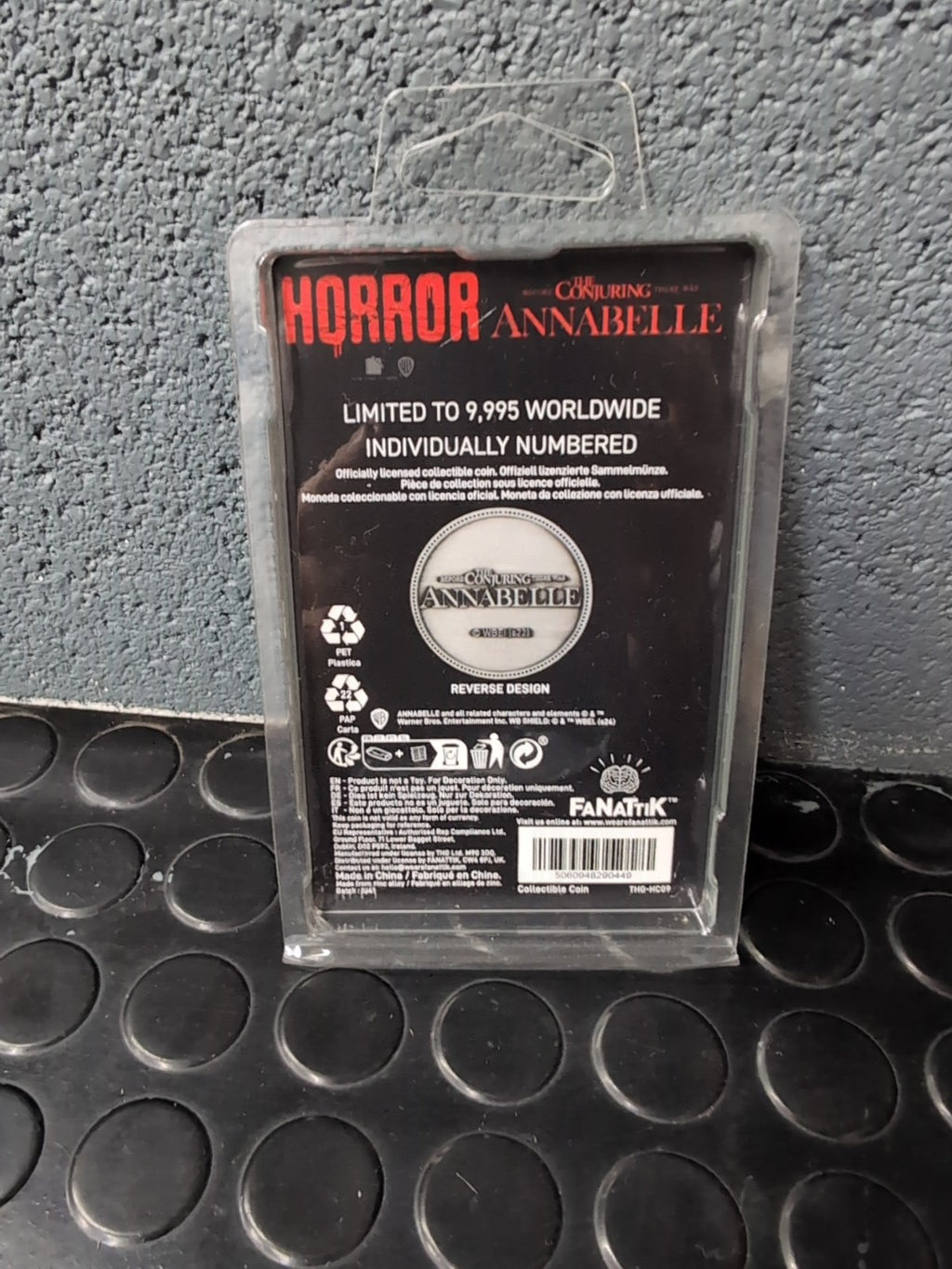 The Conjuring Annabelle Limited Edition Collectible Coin Limited 9,995 Worldwide