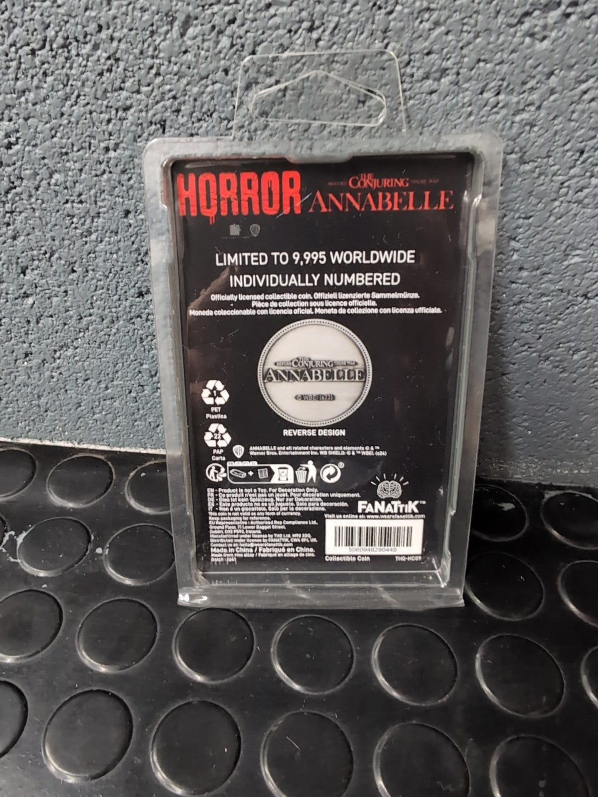The Conjuring Annabelle Limited Edition Collectible Coin Limited 9,995 Worldwide
