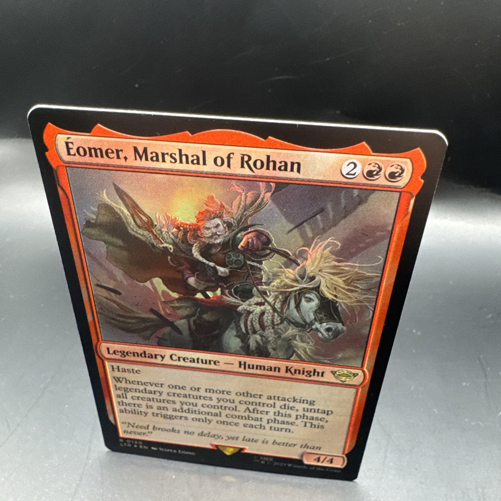 MTG FOIL Eomer, Marshal of Rohan -LTR- : Tales of Middle-Earth R0120