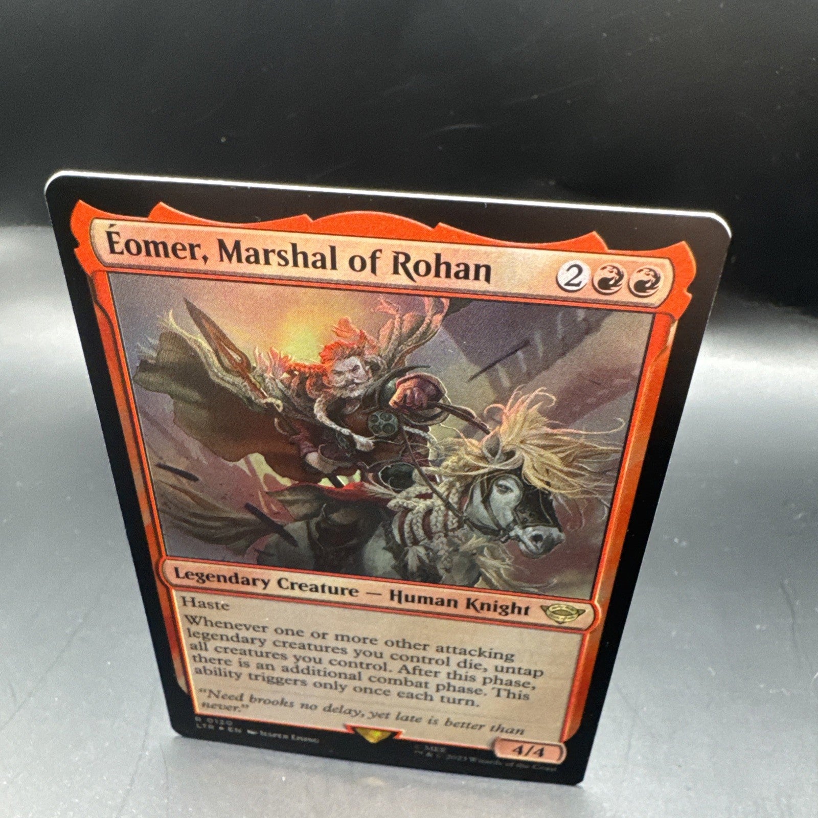 MTG FOIL Eomer, Marshal of Rohan -LTR- : Tales of Middle-Earth R0120