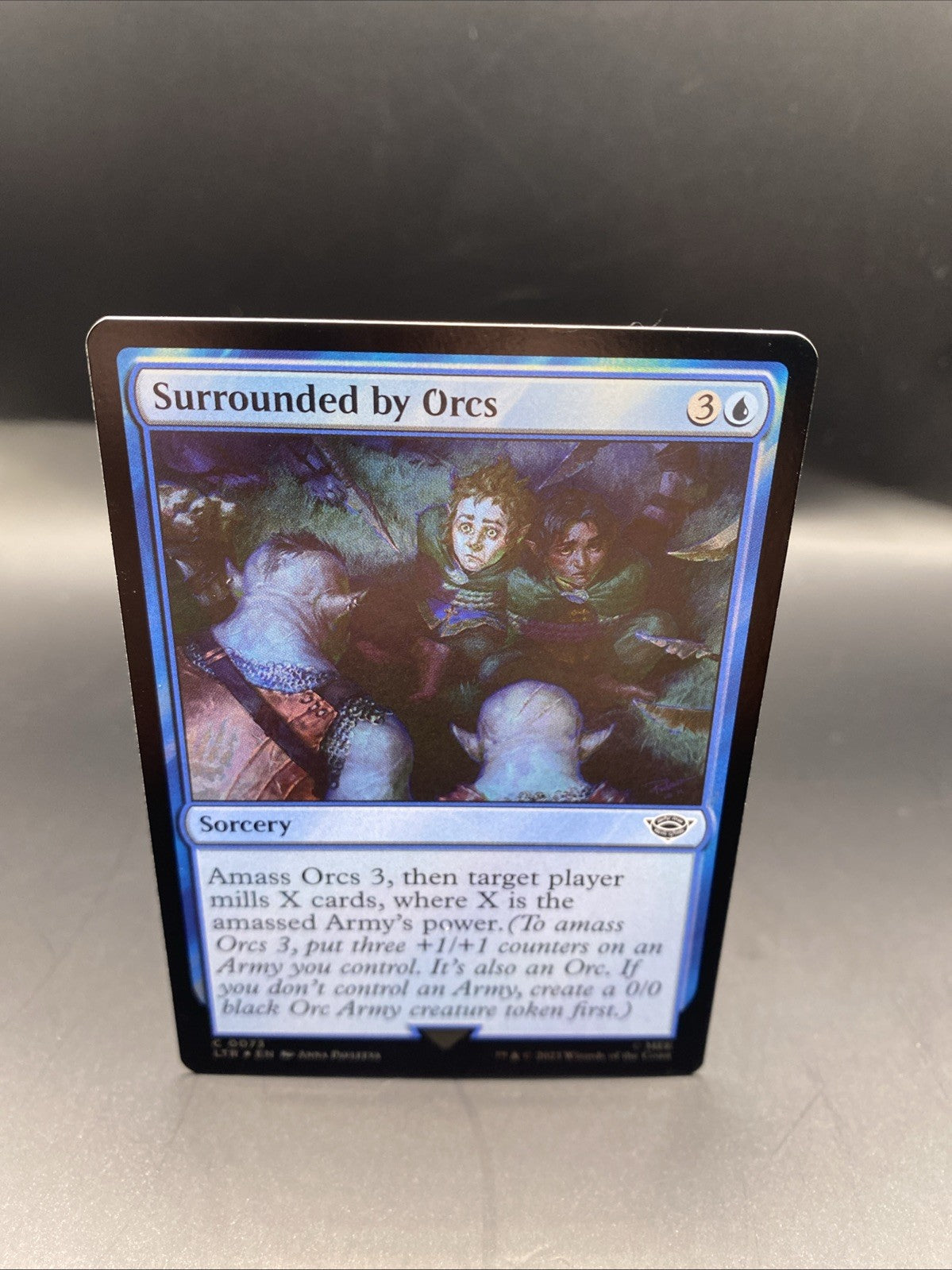 Surrounded by Orcs - FOIL # 0073 MTG LOTR